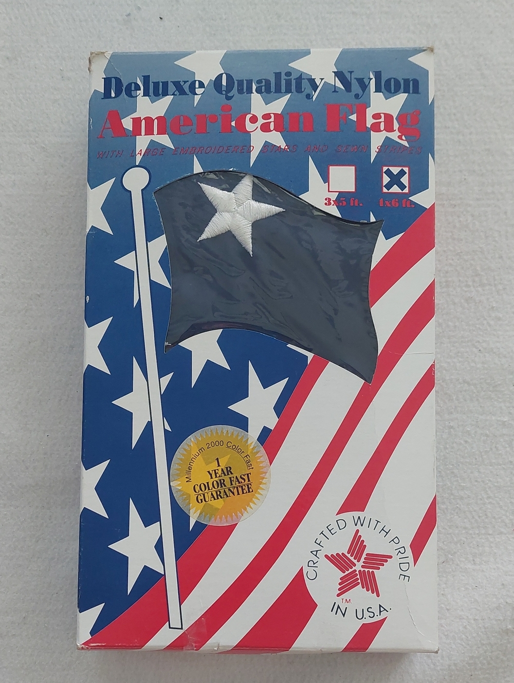 ANNIN Vintage Deluxe Quality Nylon American Flag NIB